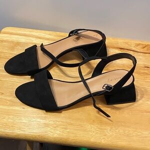 Circus by Sam Edelman Black Ankle Strap Sandals